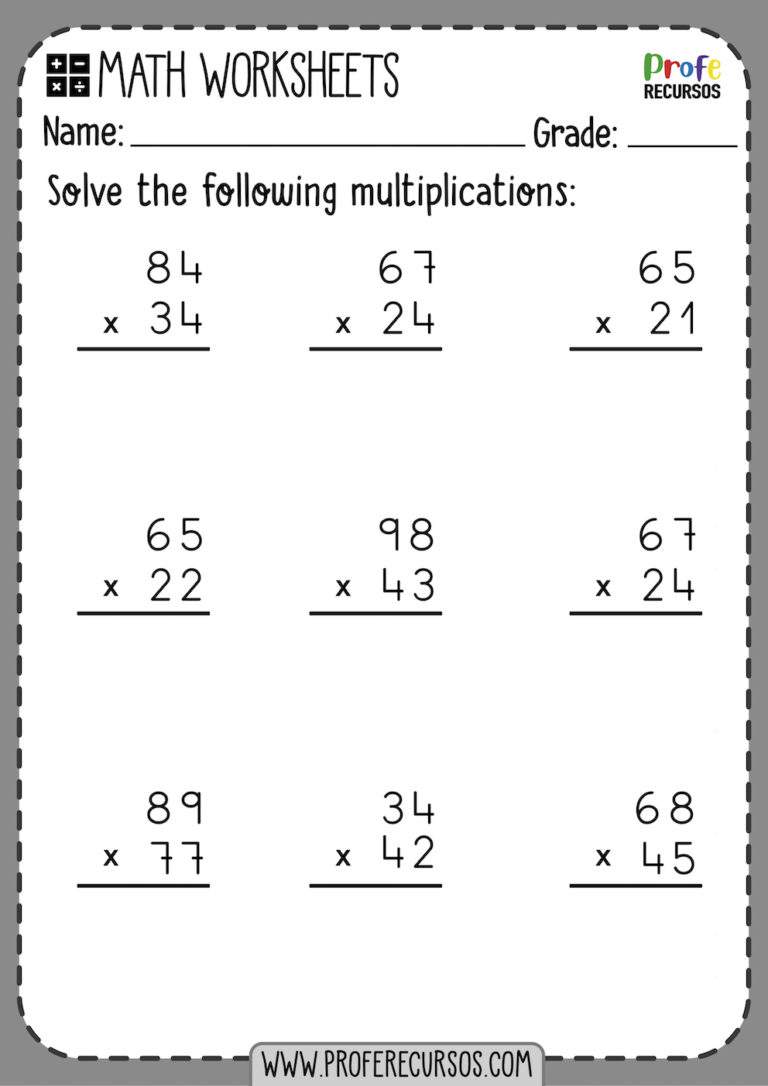 Save 60 Multiplication Worksheets Pdf Ideas 6