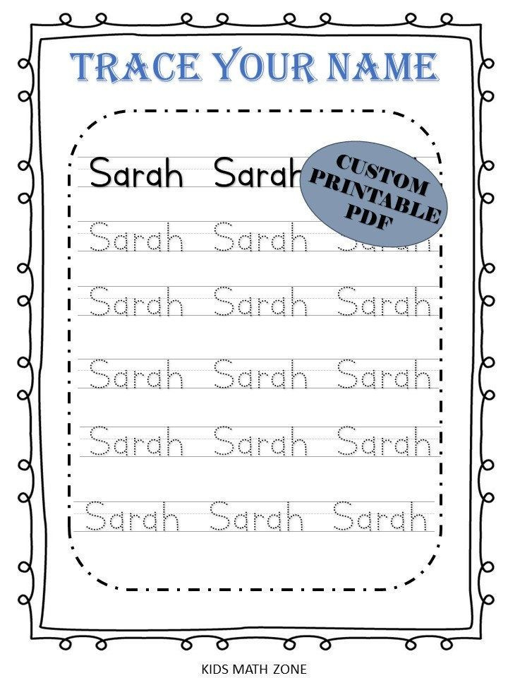 Save 60 Trace Name Worksheets Ideas 52