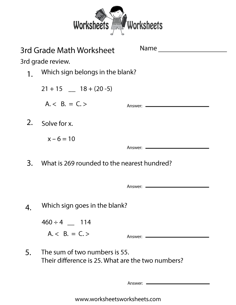 Best 45 3Rd Grade Math Worksheets Printable Ideas 27