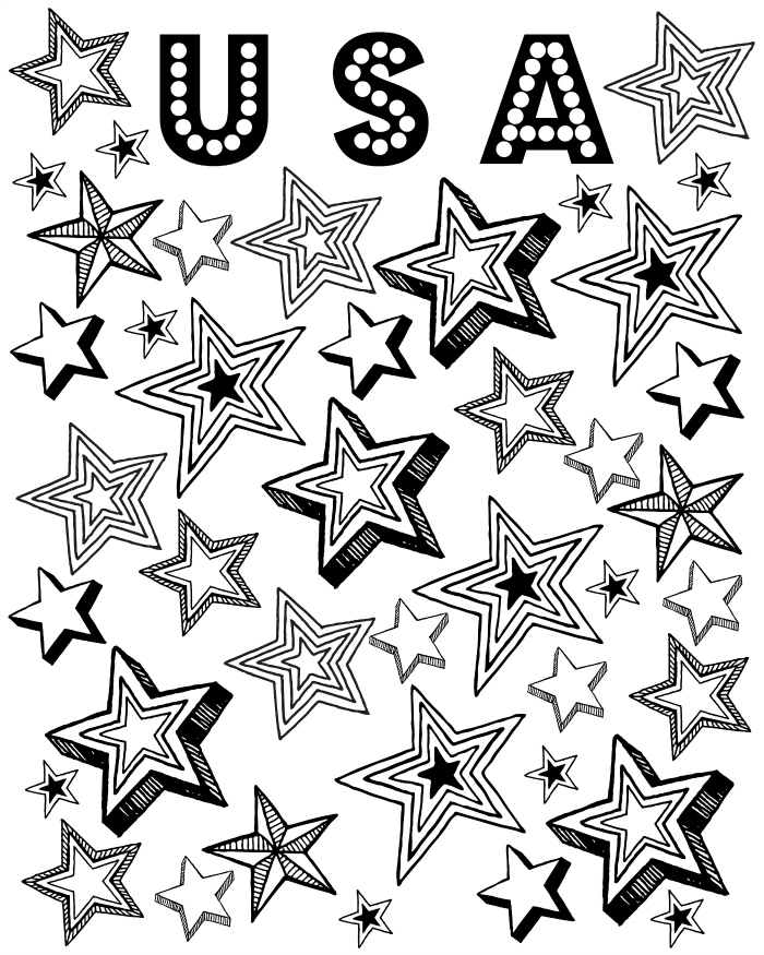 Best 45 Patriotic Coloring Pages For Adults Ideas 1