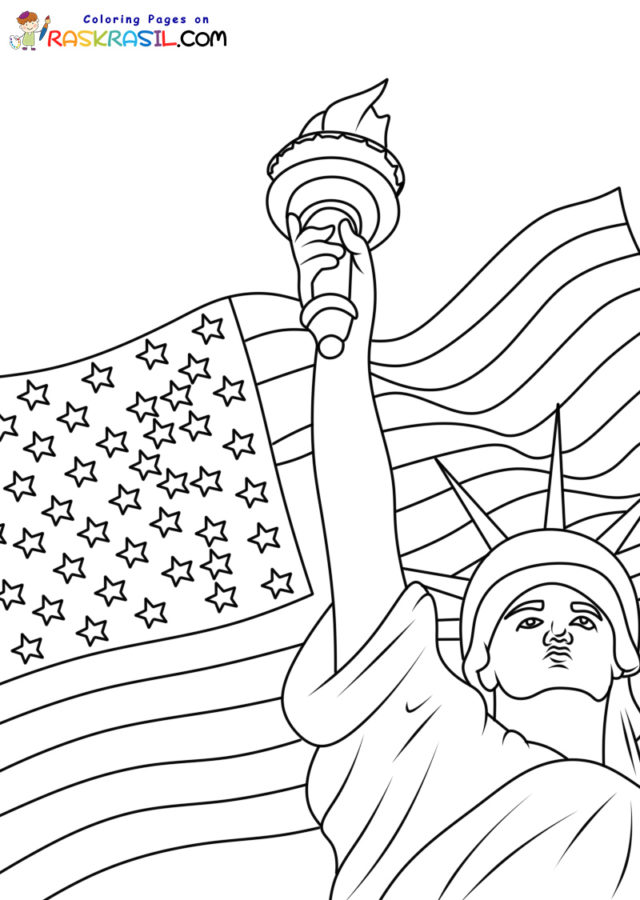 Best 45 Patriotic Coloring Pages For Adults Ideas 9