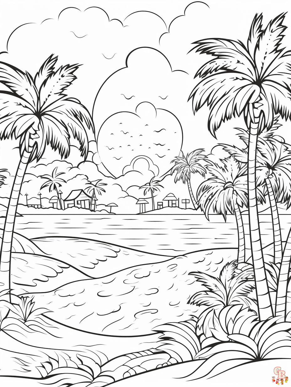 Best 45 Summer Coloring Pages For Kids Ideas 41