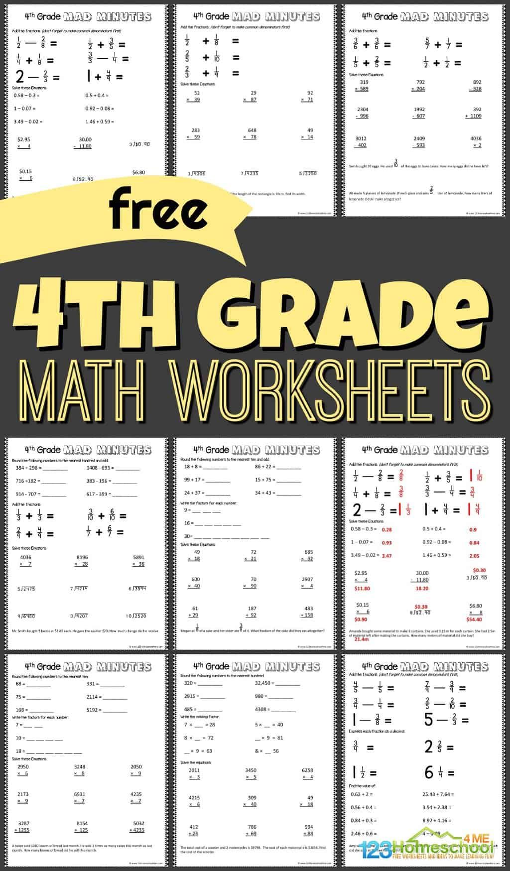 Best 45 Summer Math Worksheets 4Th Grade Ideas 36