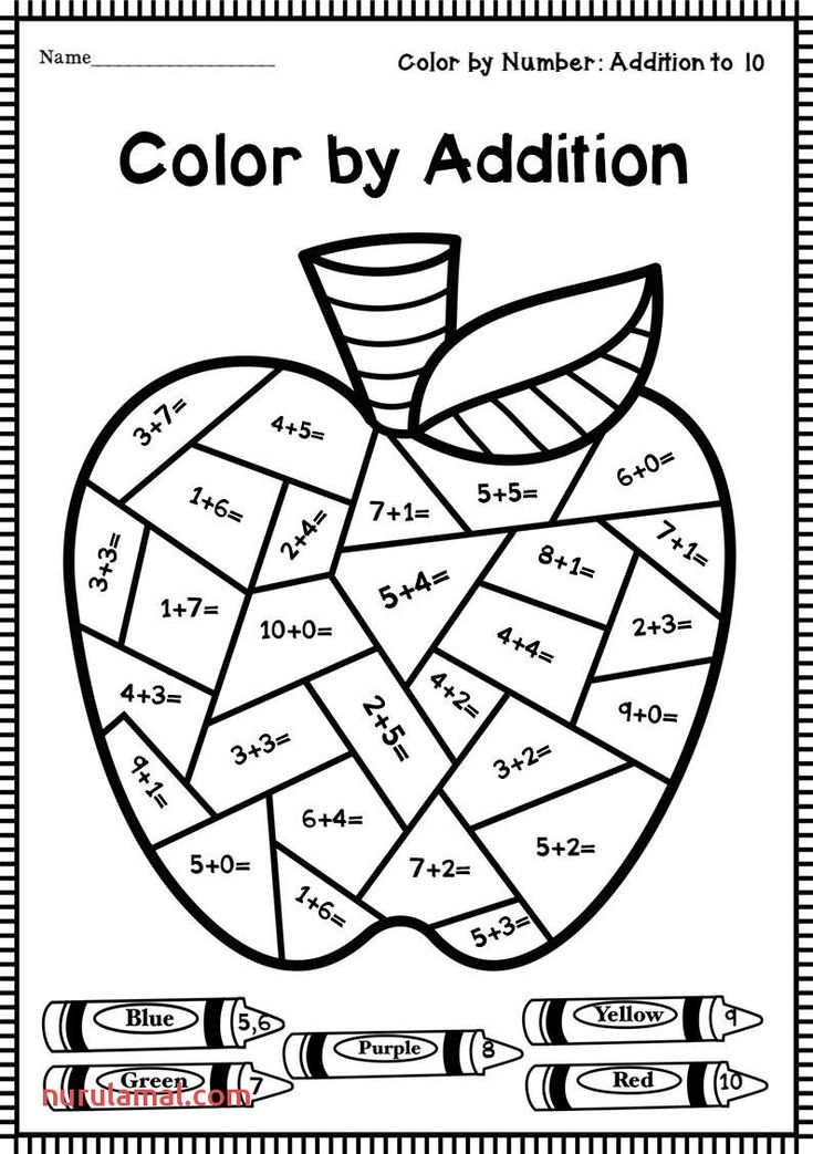 30 1St Grade Math Worksheets Color