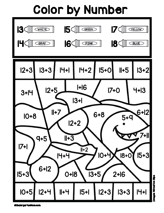 30 1St Grade Math Worksheets Color