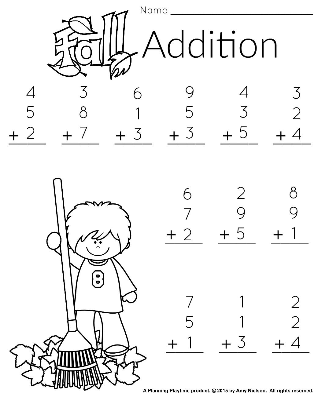 30 1St Grade Math Worksheets Color