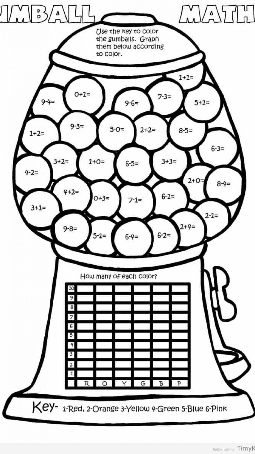 30 1St Grade Math Worksheets Color
