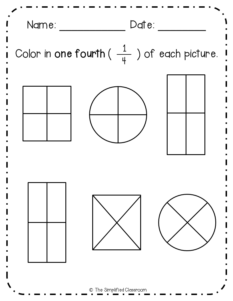 30 1St Grade Math Worksheets Color