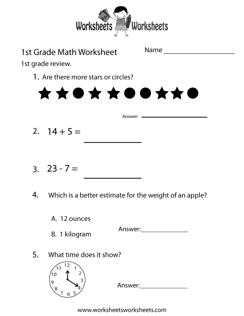 30 1St Grade Math Worksheets Hard