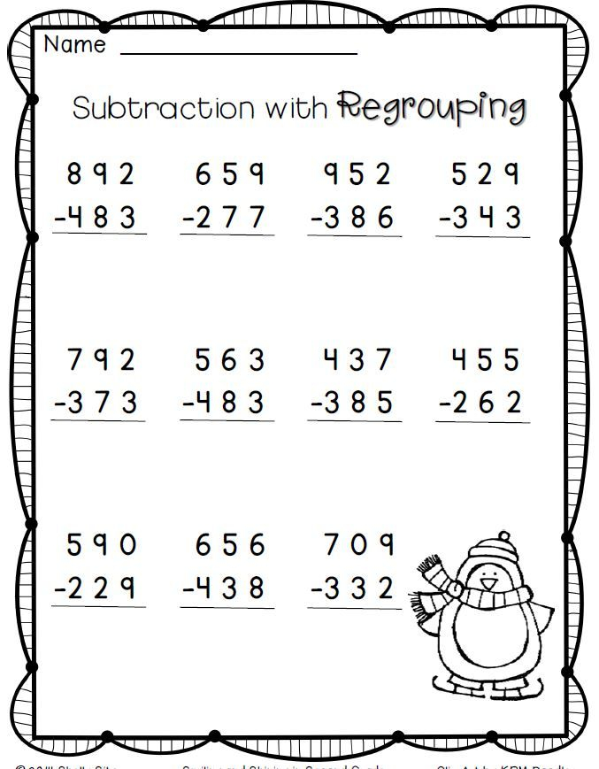 30 2 Digit Subtraction With Regrouping Free Math Worksheets