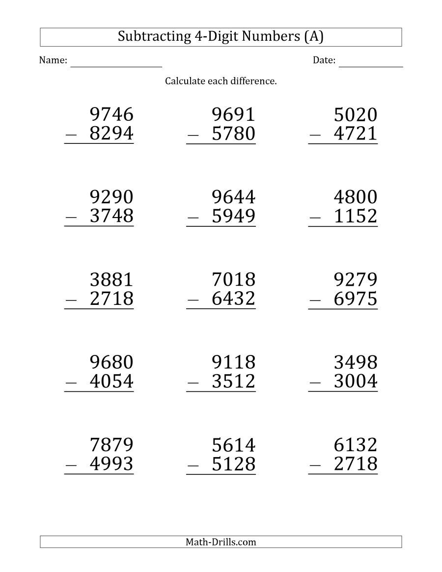 30 2 Digit Subtraction With Regrouping Free Math Worksheets