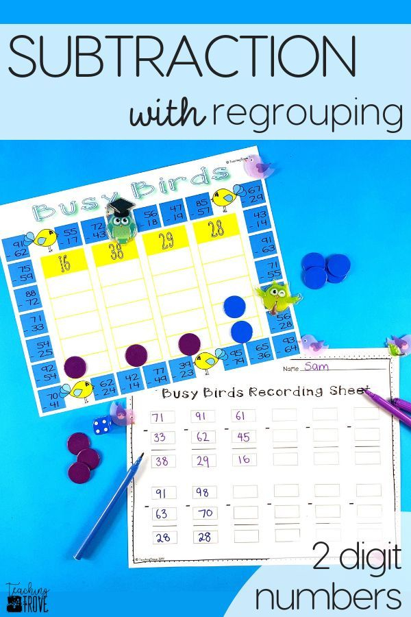 30 2 Digit Subtraction With Regrouping Free Math Worksheets