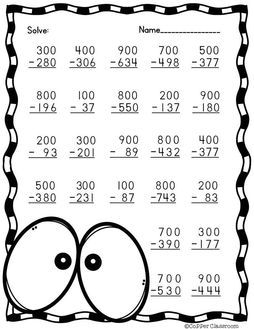 30 2 Digit Subtraction With Regrouping Free Math Worksheets