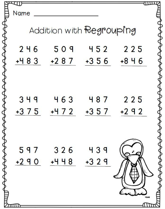 30 2Nd Grade Math Worksheets Free Addition And Subtraction Workshee