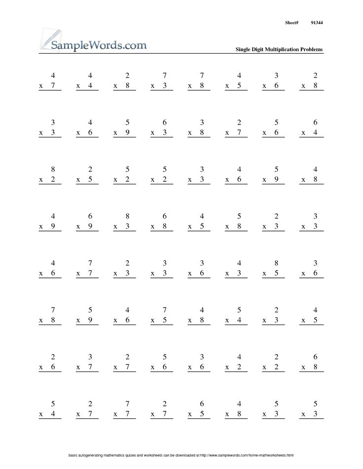 30 3Rd Grade Multiplication Worksheets 3 Digits
