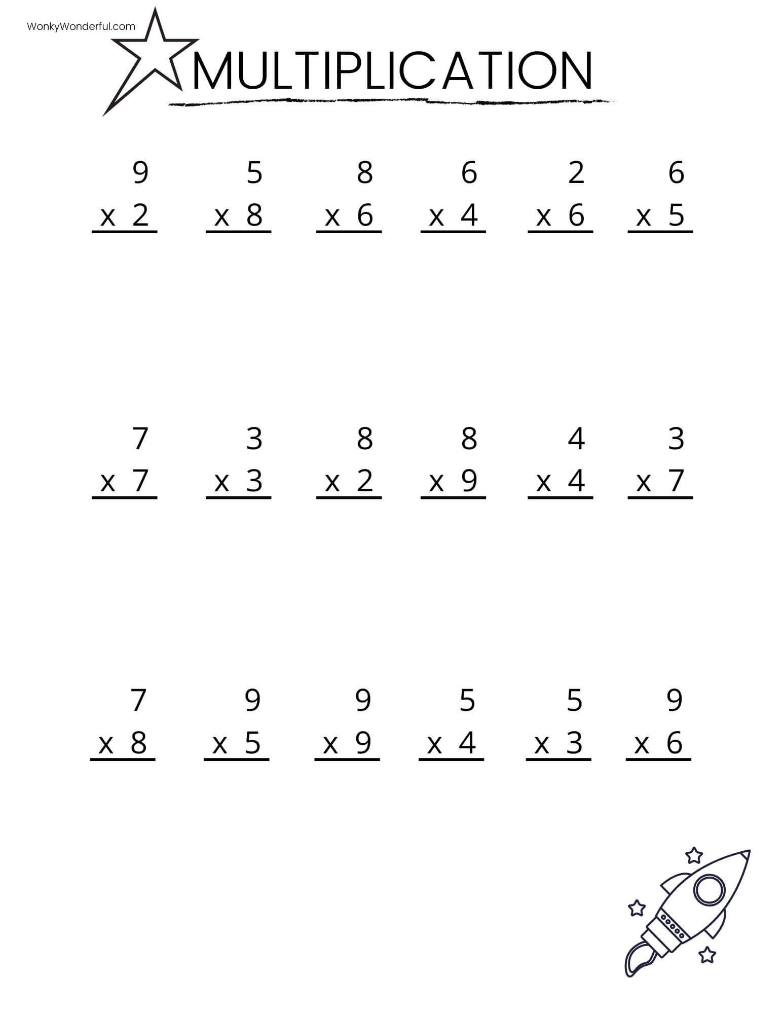 30 3Rd Grade Multiplication Worksheets 3 Digits