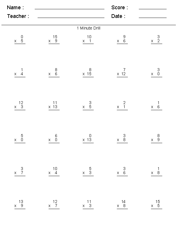 30 3Rd Grade Multiplication Worksheets 3 Digits