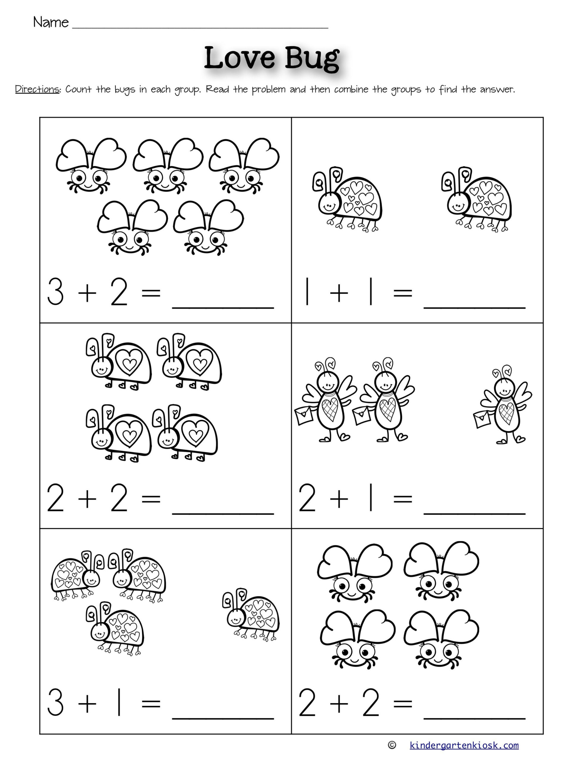 30 Addition To 5 Worksheets Kindergarten