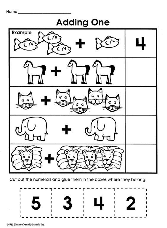 30 Addition To 5 Worksheets Kindergarten