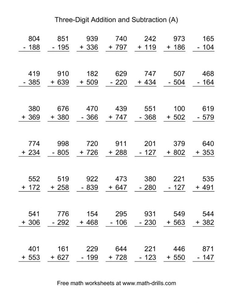 30 Addition Worksheets 3Rd Grade 2 Digit