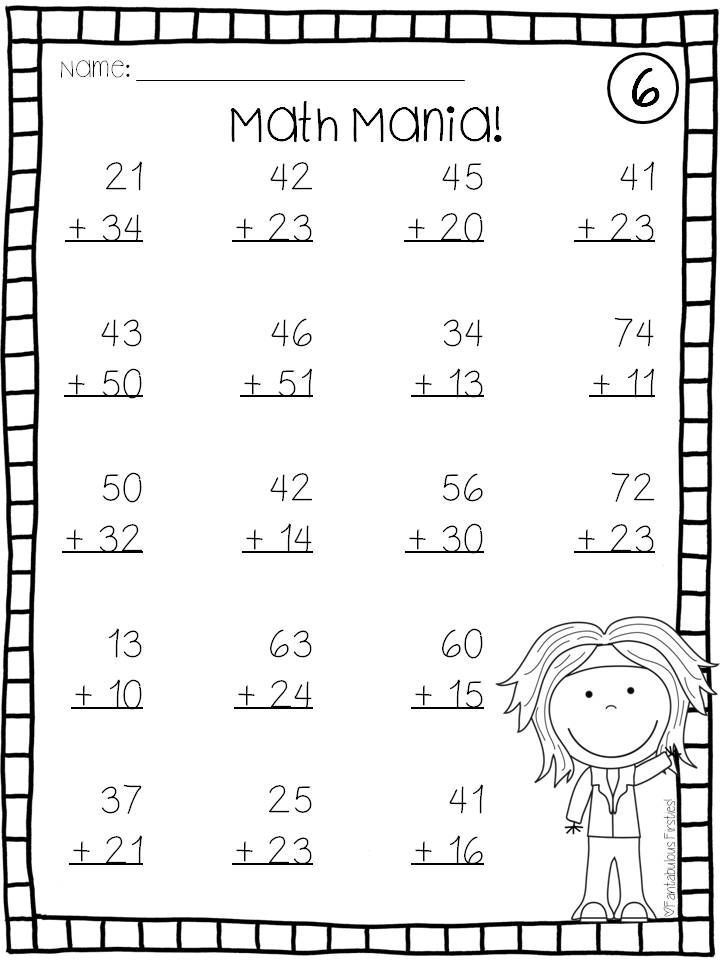 30 Addition Worksheets 3Rd Grade 2 Digit