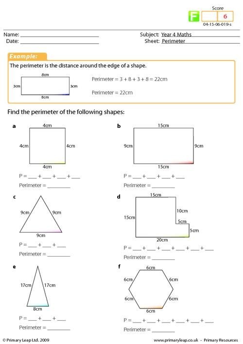 30 Area And Perimeter Worksheets For Grade 6