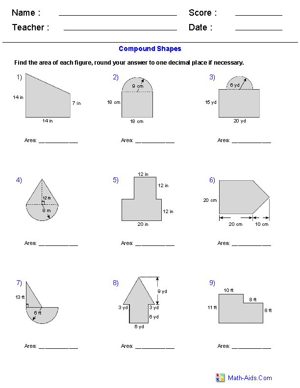30 Area And Perimeter Worksheets For Grade 6