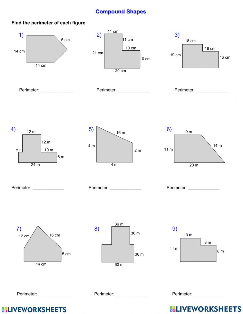 30 Area And Perimeter Worksheets For Grade 6
