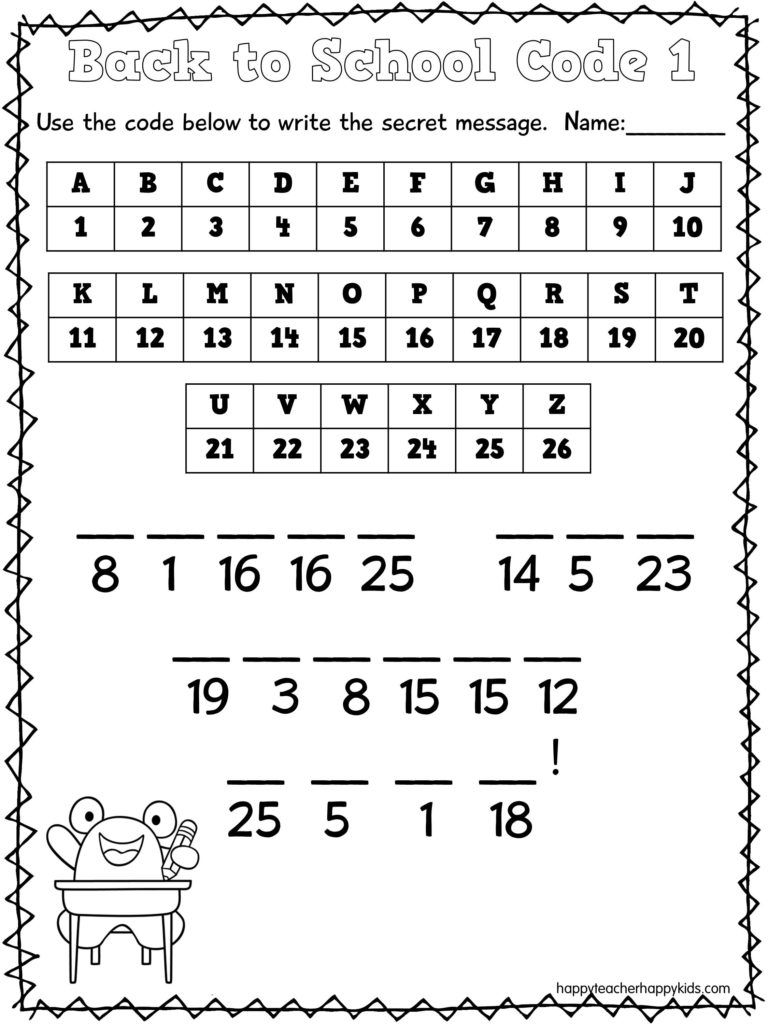 30 Back To School Math Worksheets Kindergarten