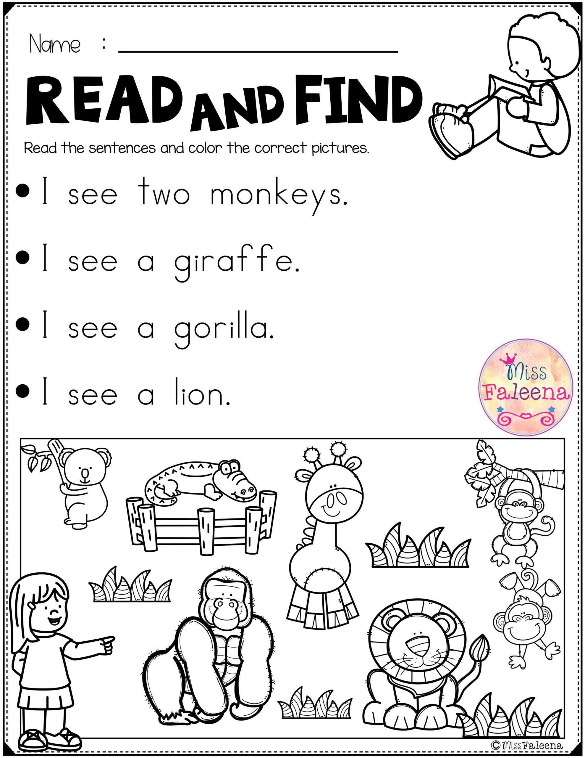 30 Books Worksheets For Kindergarten