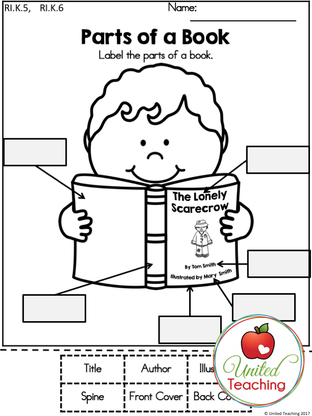 30 Books Worksheets For Kindergarten