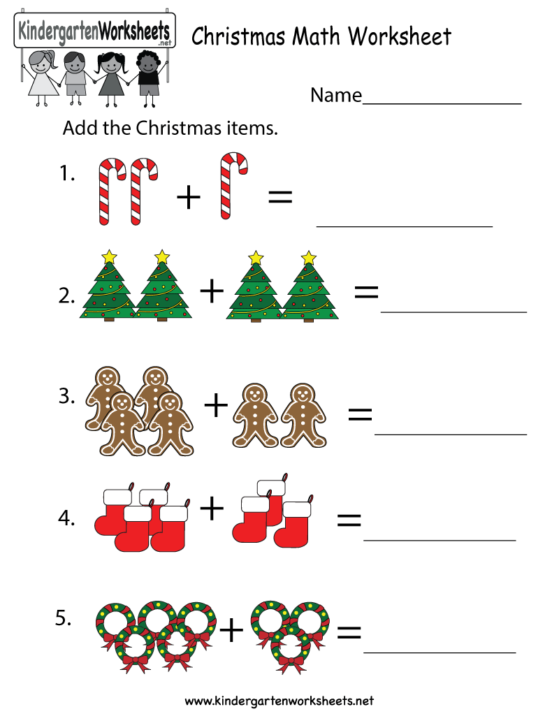 30 Christmas Preschool Math Worksheets