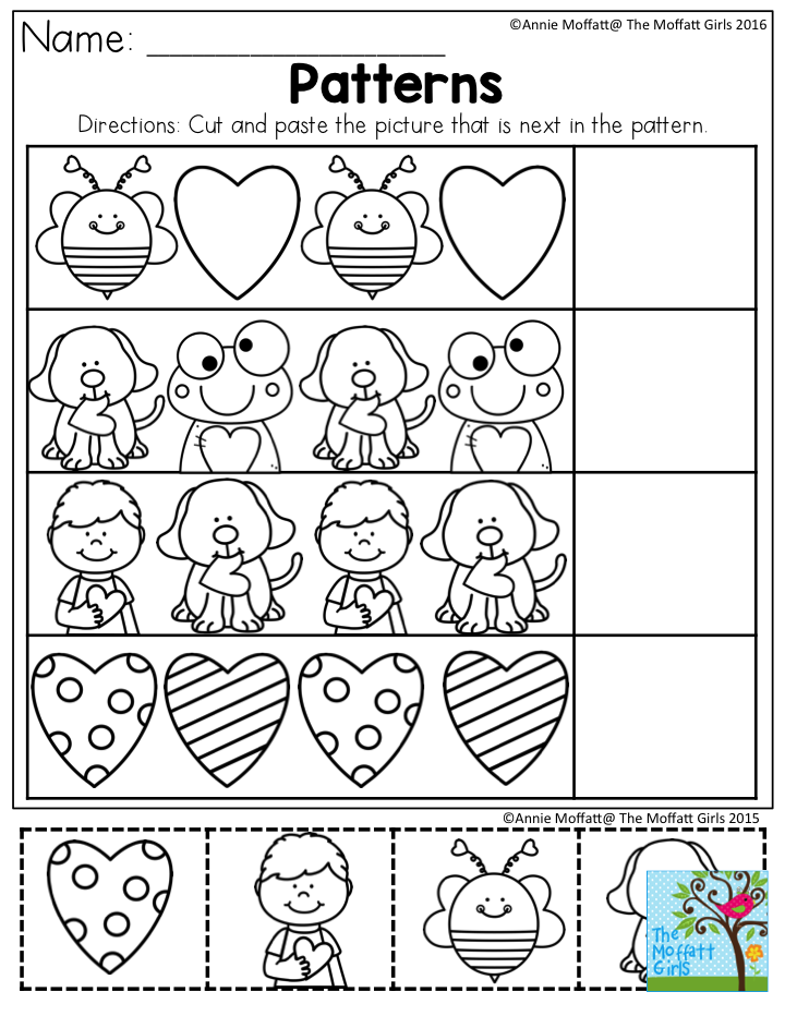 30 Cut And Paste Worksheets Colors