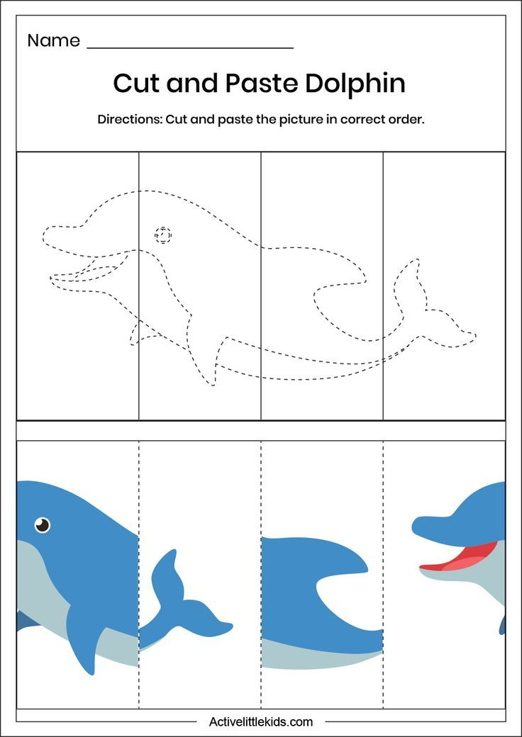 30 Cut And Paste Worksheets Colors