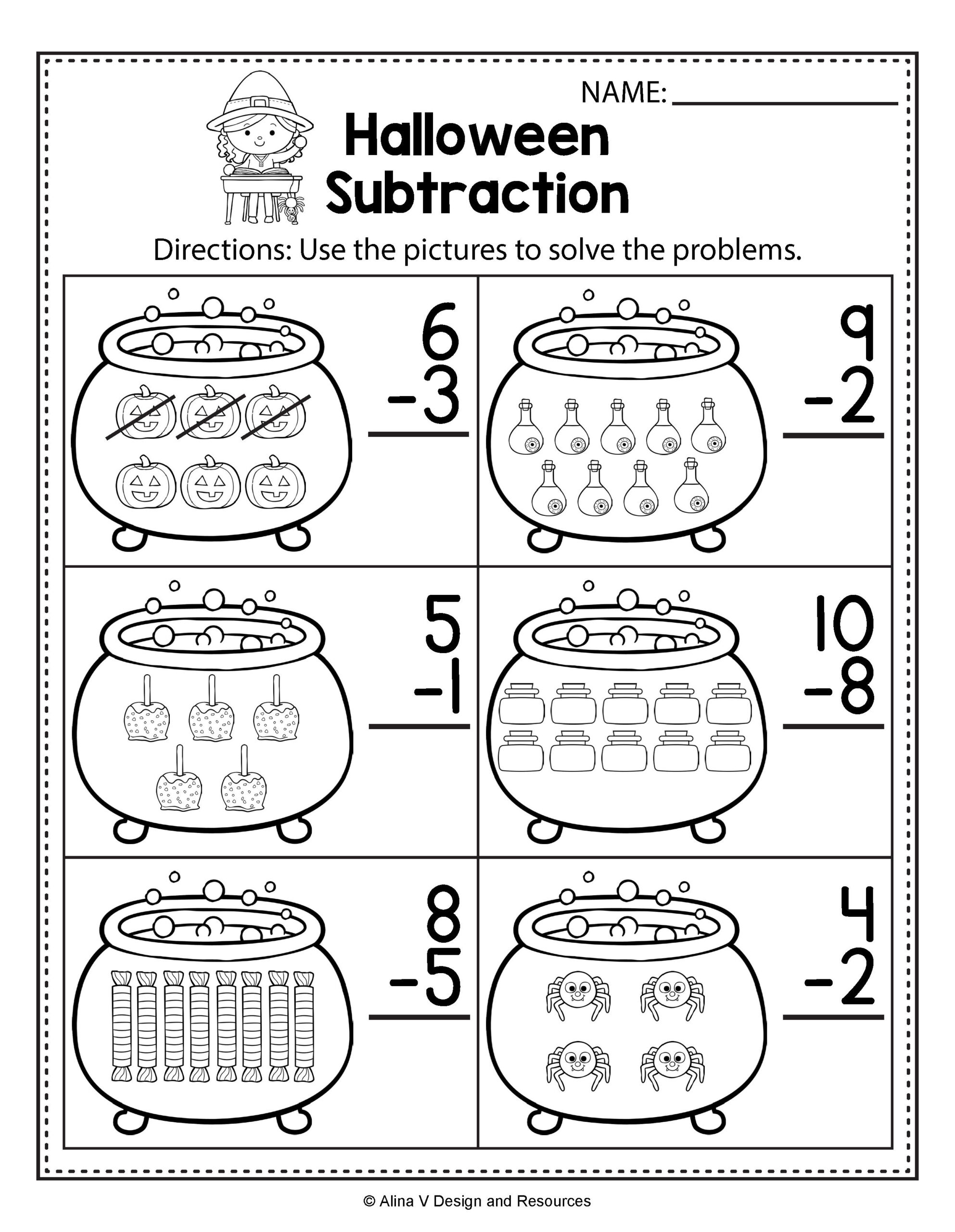 30 Halloween Worksheets 1St Grade Free
