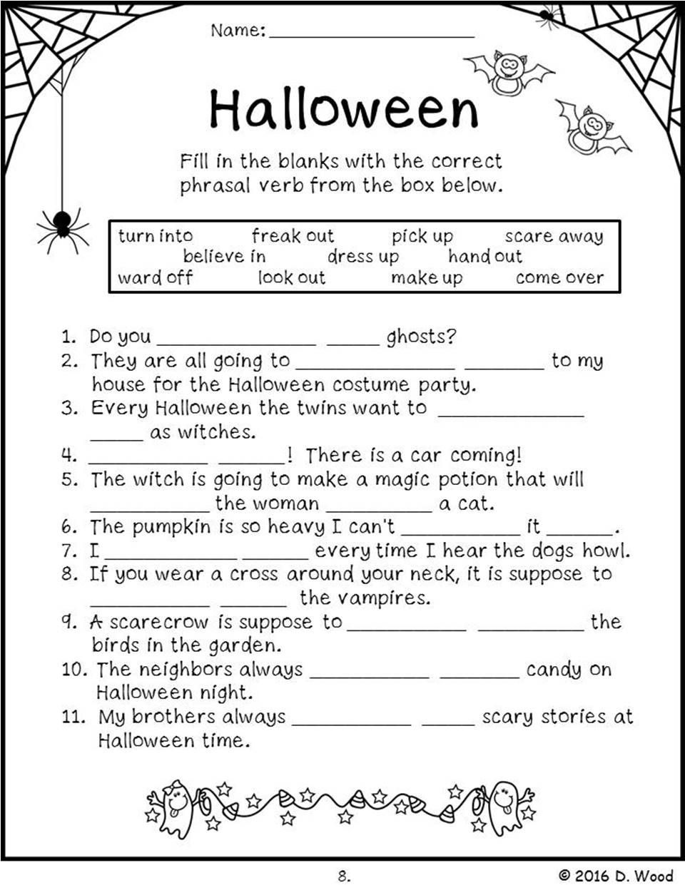 30 Halloween Worksheets 1St Grade Free