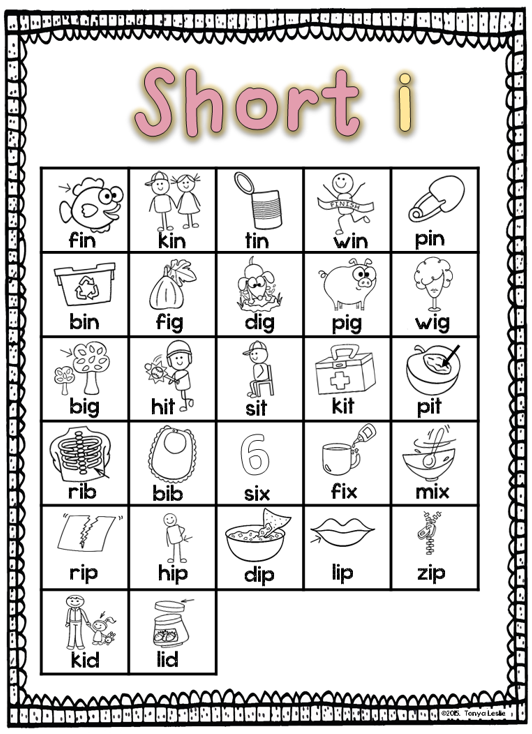 30 Letter I Kindergarten Worksheets