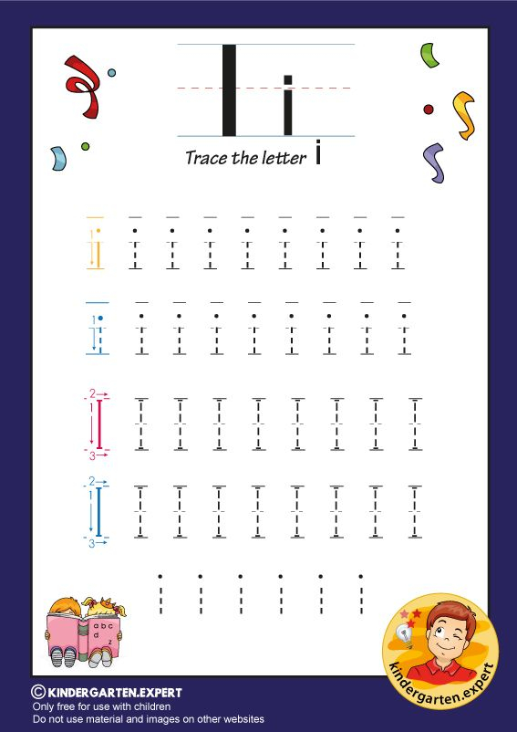30 Letter I Kindergarten Worksheets