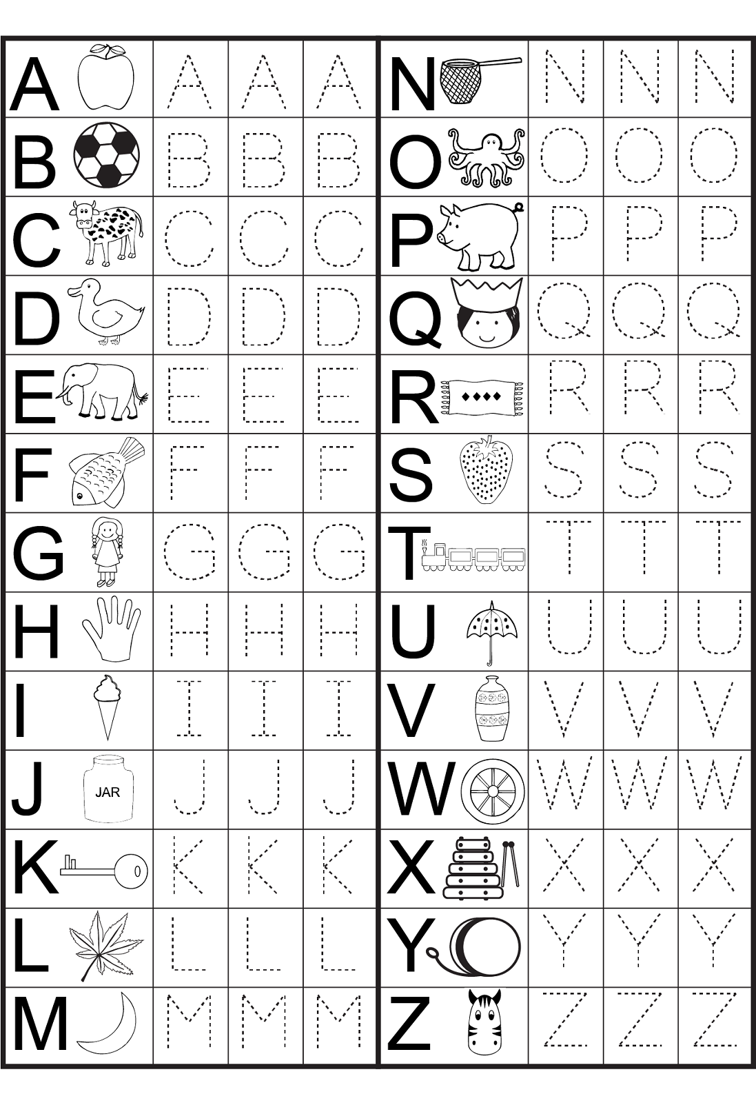 30 Letter I Kindergarten Worksheets