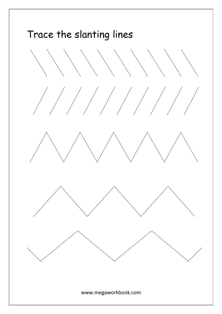 30 Line Tracing Worksheets For Kindergarten