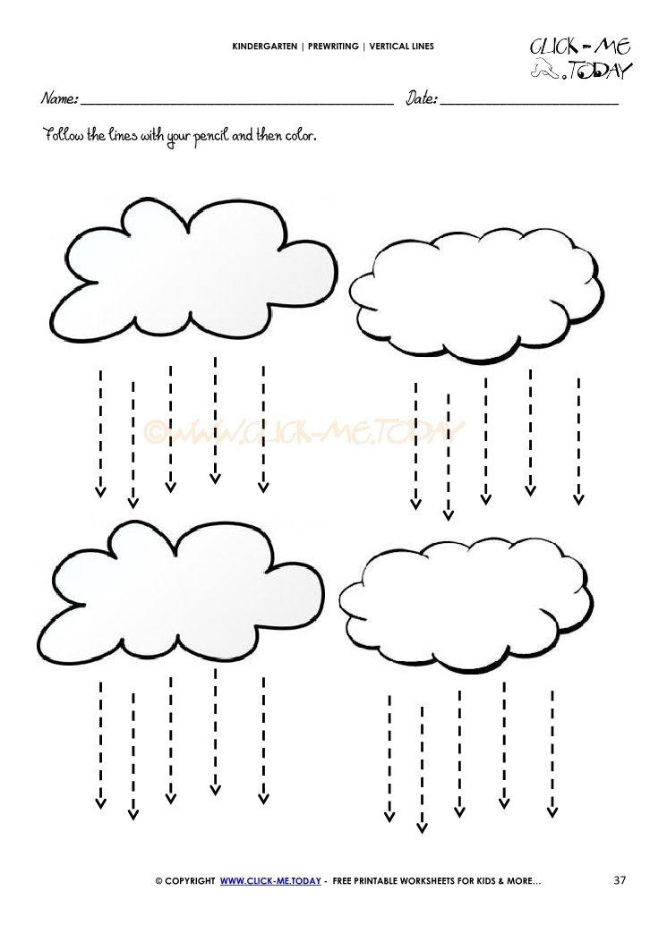 30 Line Tracing Worksheets For Kindergarten