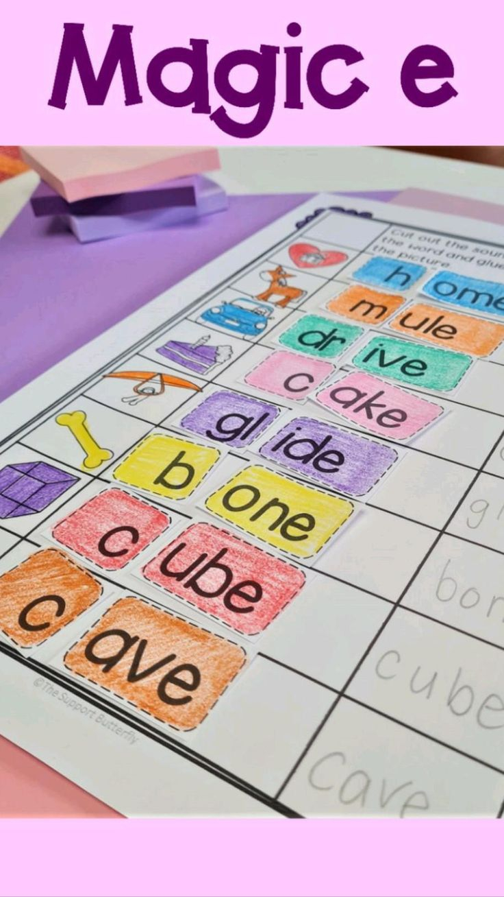 30 Magic E Worksheets For Kindergarten