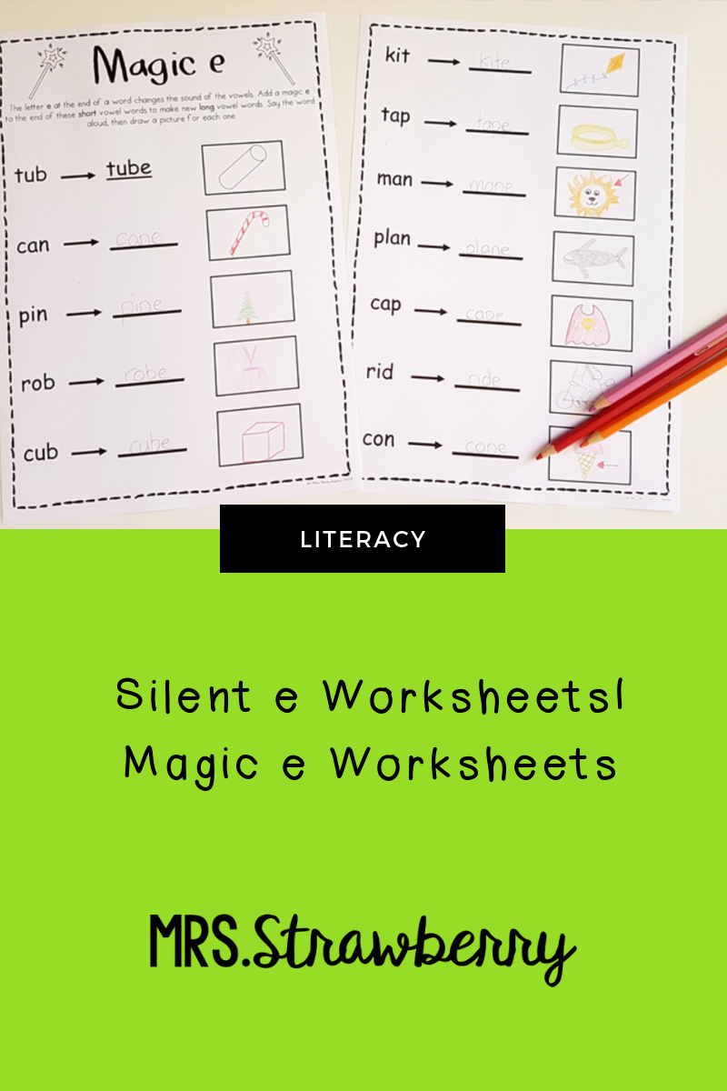 30 Magic E Worksheets For Kindergarten