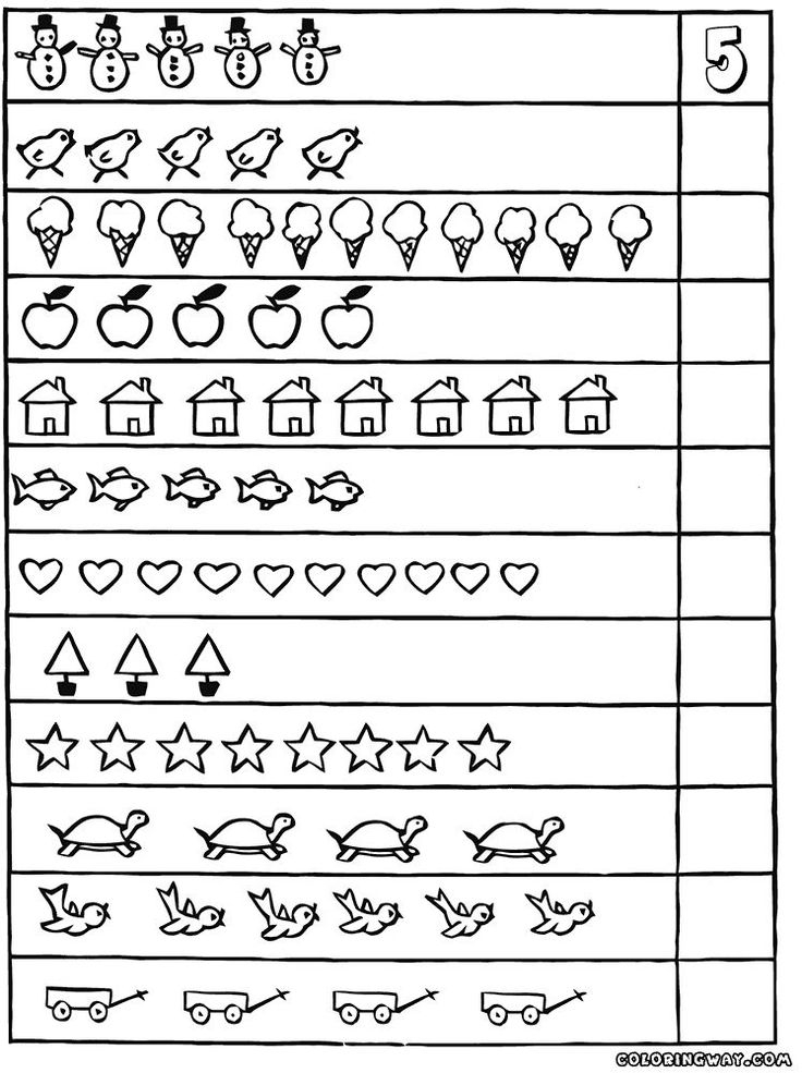 30 Math Worksheets For Kindergarten 1-30