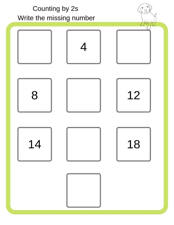 30 Math Worksheets For Kindergarten 1-30