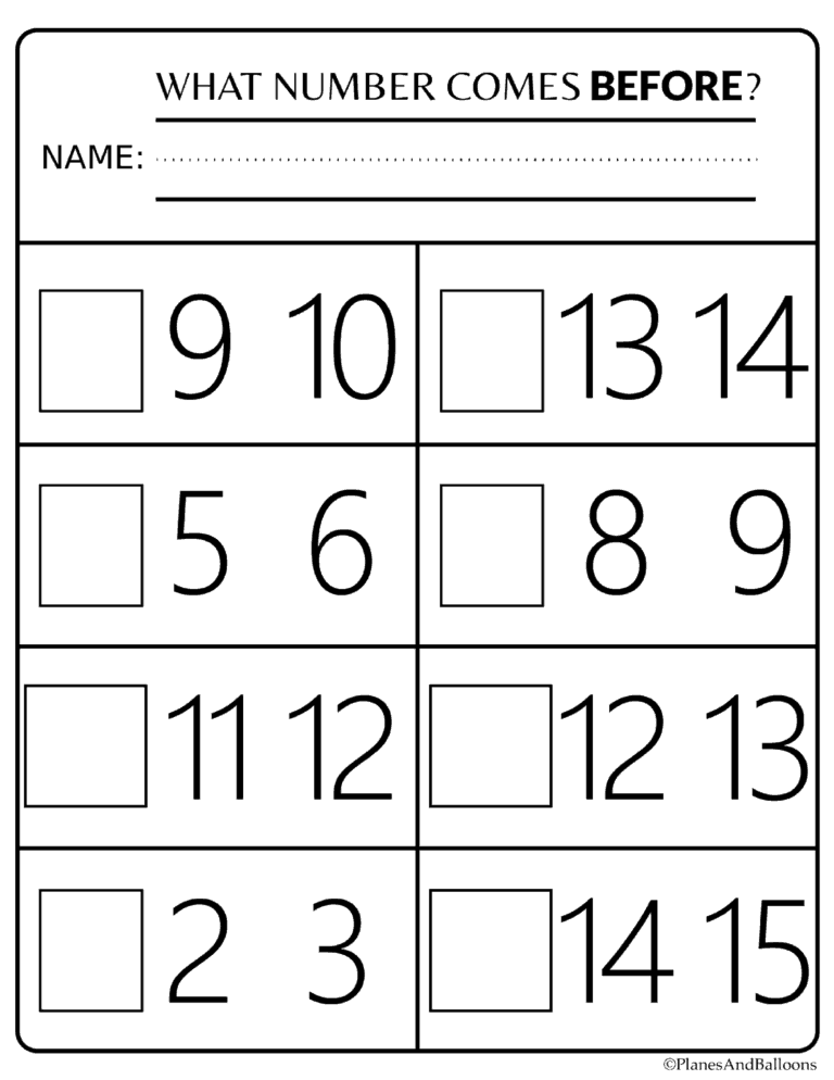 30 Math Worksheets For Kindergarten Lkg