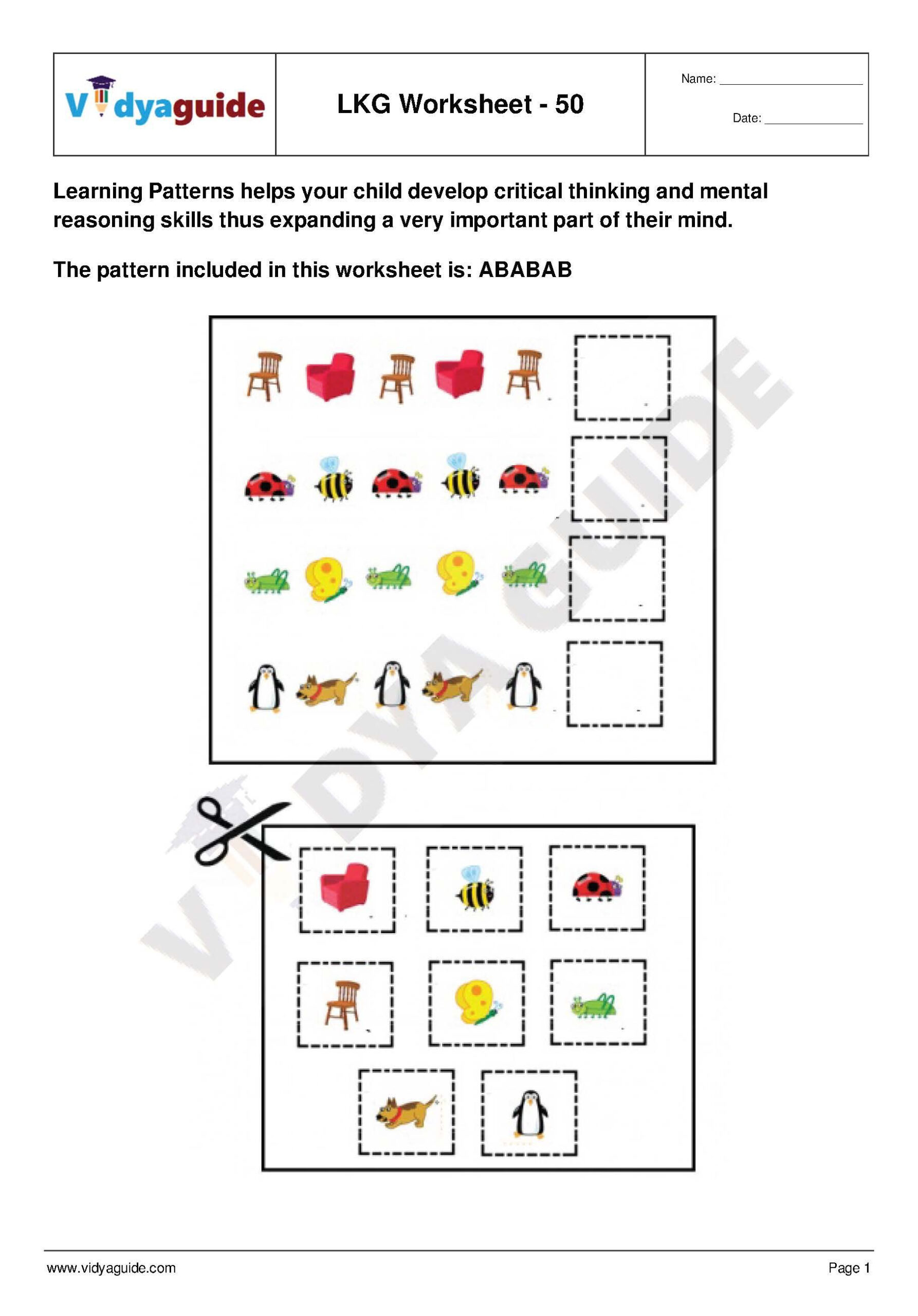 30 Math Worksheets For Kindergarten Lkg