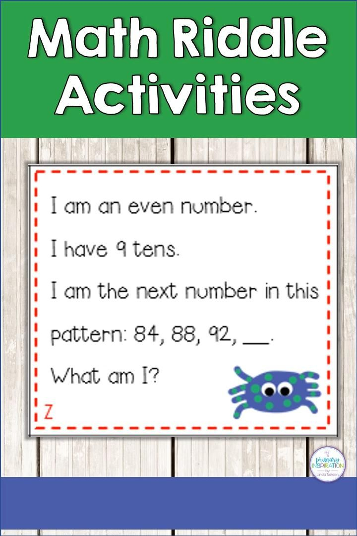 30 Math Worksheets With Riddles
