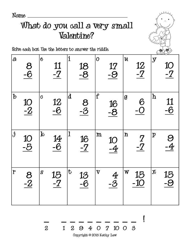 30 Math Worksheets With Riddles