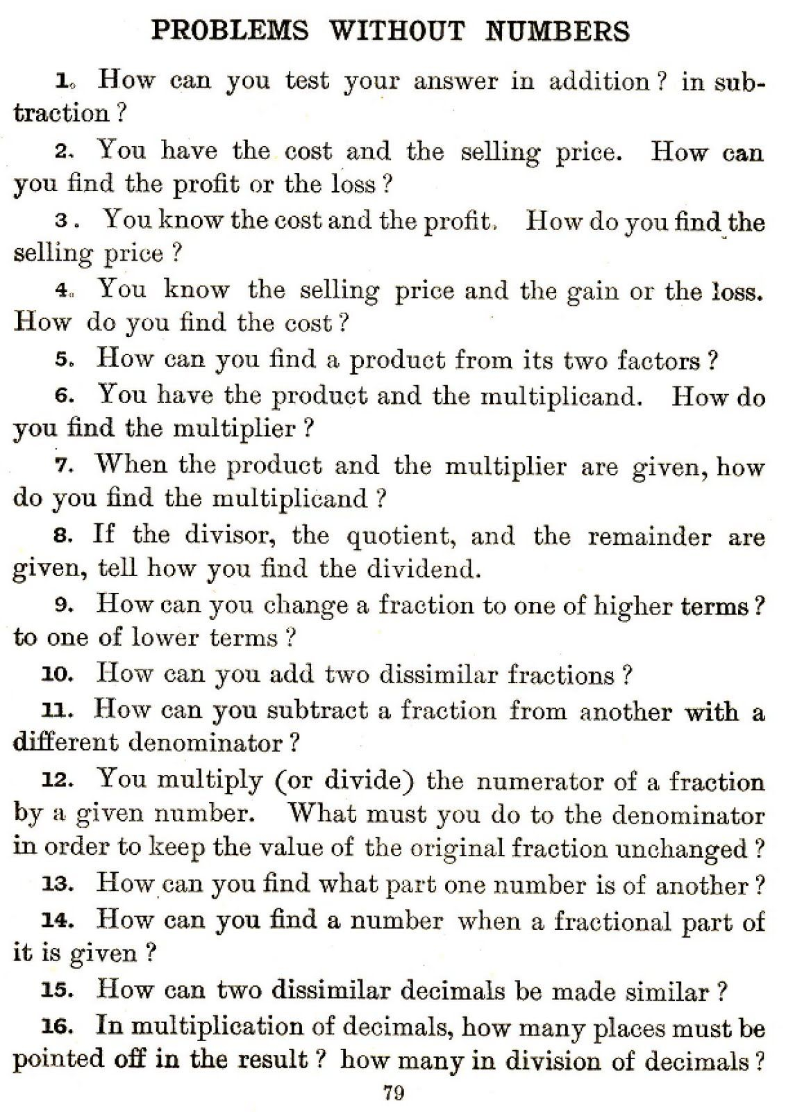 30 Math Worksheets With Riddles